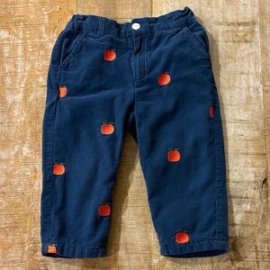 The Bella Bean boys pumpkin pants 2t
